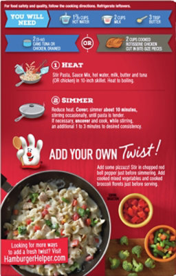 Betty Crocker Tuna Helper Tuna Creamy Pasta  - 5.5 Oz - Image 6