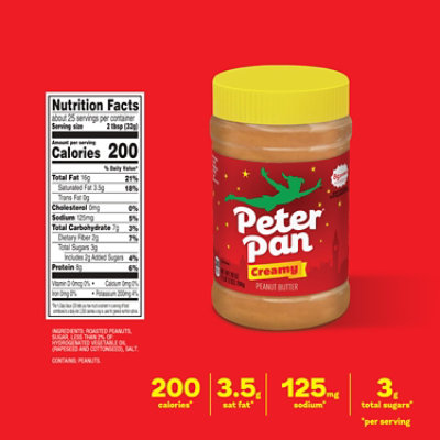 Peter Pan Peanut Butter Creamy - 16.3 Oz - Image 5