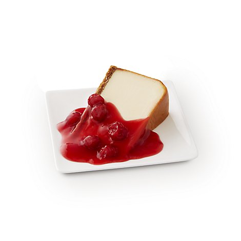 Fresh Baked Colossal Cherry Topped Slice Cheesecake - Each (760 Cal)