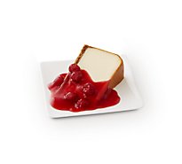 Fresh Baked Colossal Cherry Topped Slice Cheesecake - Each (760 Cal)