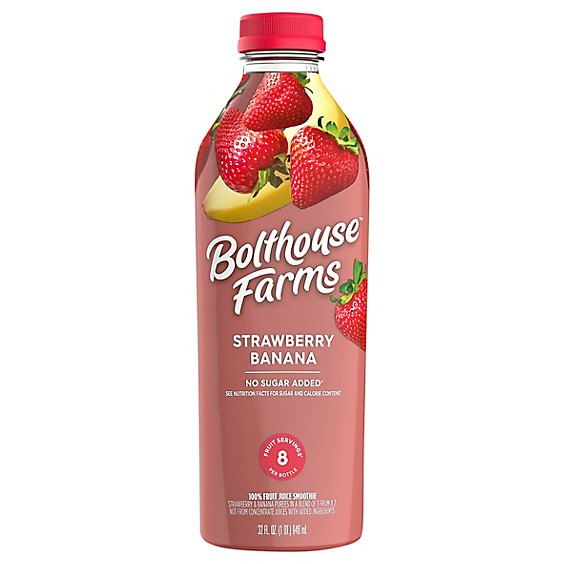 Bolthouse Farms Fruit Smoothie Strawberry Banana - 32 Oz