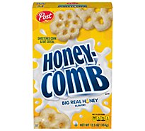 Post Honeycomb Kosher Cereal Made With Real Honey - 12.5 Oz