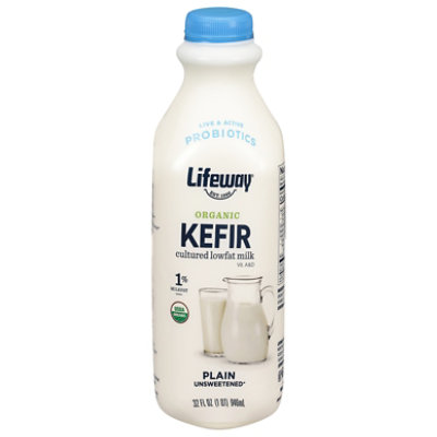 Lifeway Organic Lowfat Plain Kefir - 32 Oz - Image 2