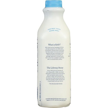 Lifeway Organic Kefir Cultured Milk Lowfat Plain - 32 Fl. Oz. - Image 5