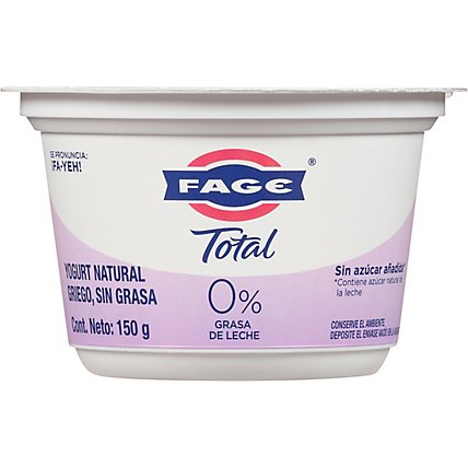 FAGE Total 0% Milkfat Plain Greek Yogurt - 5.3 Oz - Image 2