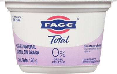 FAGE Total 0% Milkfat Plain Greek Yogurt - 5.3 Oz - Image 2