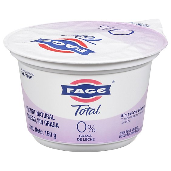 FAGE Total 0% Milkfat Plain Greek Yogurt - 5.3 Oz