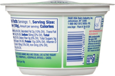 FAGE Total 2% Milkfat Plain Greek Yogurt - 5.3 Oz - Image 6