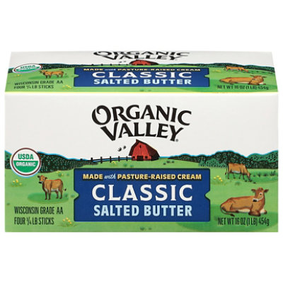 Organic Valley Butter Organic Salted - 1 Lb - Image 2