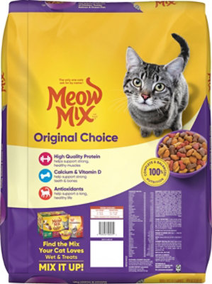 Meow Mix Cat Food Dry Original Choice - 16 Lb - Image 3