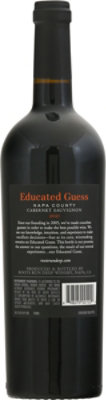 Educated Guess Napa Valley Cabernet Sauvignon Wine - 750 Ml - Image 4