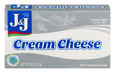 J&J Cream Cheese Bar - 8 Oz - Image 1