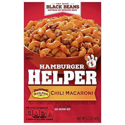 Betty Crocker Hamburger Helper Chili Macaroni Box - 5.2 Oz - Image 2