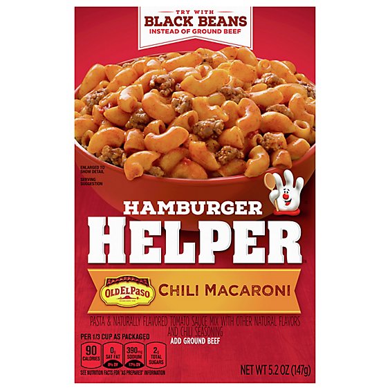 Betty Crocker Hamburger Helper Chili Macaroni Box - 5.2 Oz