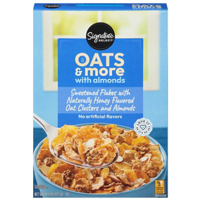 Signature SELECT Cereal Oats & More with Almonds - 14.5 Oz - Image 3