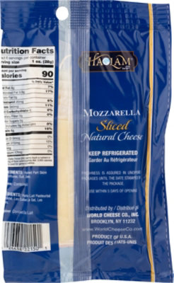 Haolam Mozzarella Sliced Cheese - 6 Oz - Image 5