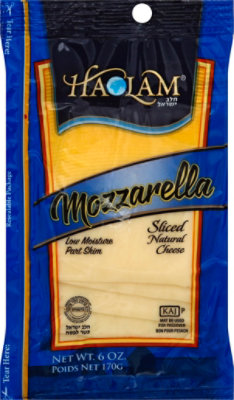 Haolam Mozzarella Sliced Cheese - 6 Oz - Image 1