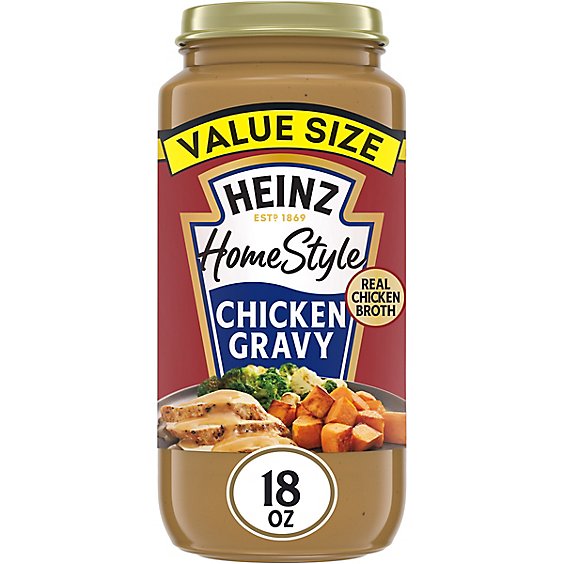 Heinz HomeStyle Classic Chicken Gravy Value Size Jar - 18 Oz