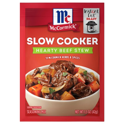 McCormick Slow Cooker Hearty Beef Stew Seasoning Mix - 1.5 Oz - Image 1