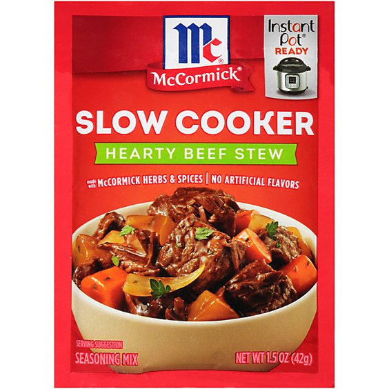 McCormick Slow Cooker Hearty Beef Stew Seasoning Mix - 1.5 Oz