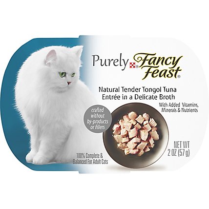Fancy Feast Purely Tongol Tuna Wet Cat Food - 2 Oz - Image 1