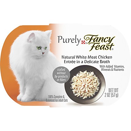 Fancy Feast Purely White Meat Chicken Wet Cat Food - 2 Oz - Image 1