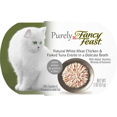 Fancy Feast Purely White Meat Chicken & Tuna Wet Cat Food - 2 Oz