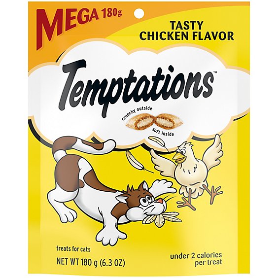 Temptations Classic Crunchy and Soft Tasty Chicken Cat Treats - 6.3 Oz