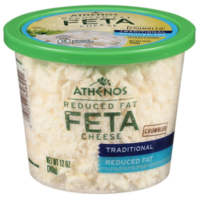 Athenos Cheese Feta Crumbled Reduced Fat - 12 Oz - Image 1
