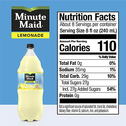 Minute Maid Juice Lemonade - 2 Liter - Image 4