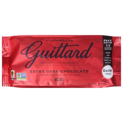 Guittard Baking Chips Extra Dark Chocolate 63% Cacao - 11.5 Oz