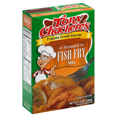 Tony Chacheres Fish Fry Mix Seasoned - 10 Oz