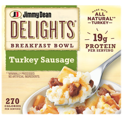 Jimmy Dean Delights Turkey Sausage Frozen Breakfast Bowl - 7 Oz - Image 1