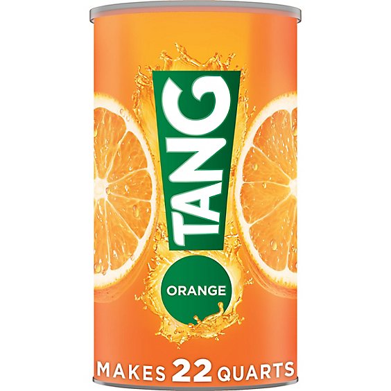 Tang Orange Naturally Flavored Powdered Soft Drink Mix Canister - 4.5 Lb