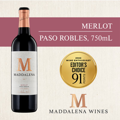 Maddalena Merlot Wine - 750 Ml - Image 1