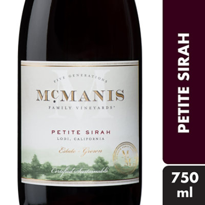 McManis Family Vineyards Petit Sirah Wine - 750 Ml