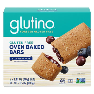 Glutino Breakfast Bars Blueberry Gluten Free - 7.05 Oz - Image 3