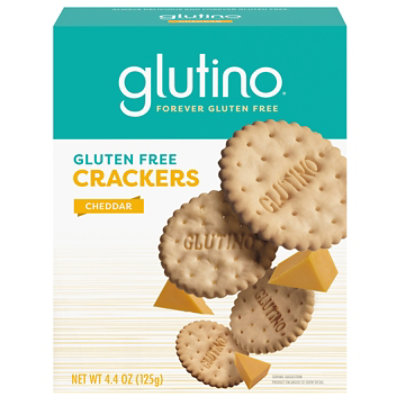 Glutino Crackers Cheddar - 4.4 Oz - Image 1