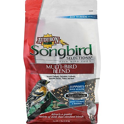 Audubon Park Songbird Selections Wild Bird Food Multi-Bird Blend Bag - 5 Lb - Image 2
