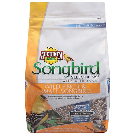 Audubon Park Songbird Selections Wild Bird Food Wild Finch & Small Songbird Bag - 4 Lb