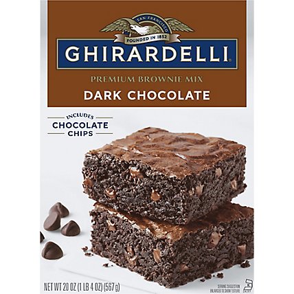 Ghirardelli Dark Chocolate Premium Brownie Mix - 20 Oz - Image 2