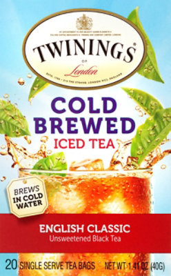 Twinings Tea Black Iced Unsweetened Cold Brew English Classic - 20 Count - Image 2