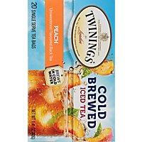 Twinings of London Iced Tea Cold Brewed Peach Box - 20 Count - Image 5