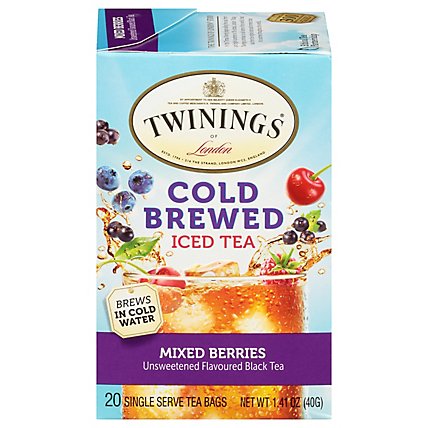 Twinings Tea Black Iced Unsweetened Cold Brew Mixed Berries - 20 Count - Image 3