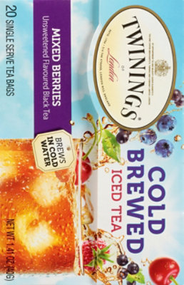 Twinings Tea Black Iced Unsweetened Cold Brew Mixed Berries - 20 Count - Image 5