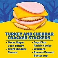 Lunchables Turkey & Cheddar Cheese Cracker Stackers Meal Kit with Capri Sun & Candy Box - 8.9 Oz - Image 1