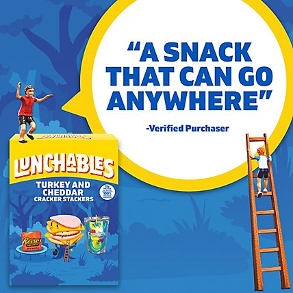 Lunchables Turkey & Cheddar Cheese Cracker Stackers Meal Kit with Capri Sun & Candy Box - 8.9 Oz - Image 4