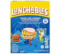 Lunchables Turkey & Cheddar Cheese Cracker Stackers Meal Kit with Capri Sun & Candy Box - 8.9 Oz