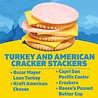 Lunchables Lunch Combinations Turkey & American Cracker Stackers - 8.9 Oz - Image 3