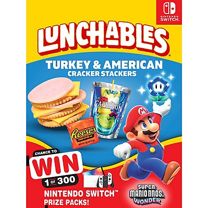 Lunchables Turkey & American Cheese Cracker Stackers Meal Kit with Capri Sun & Candy Box - 8.9 Oz - Image 3